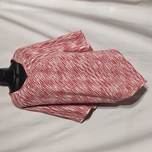 Women's pink & white shawl by 'Currency'. Size Missy.